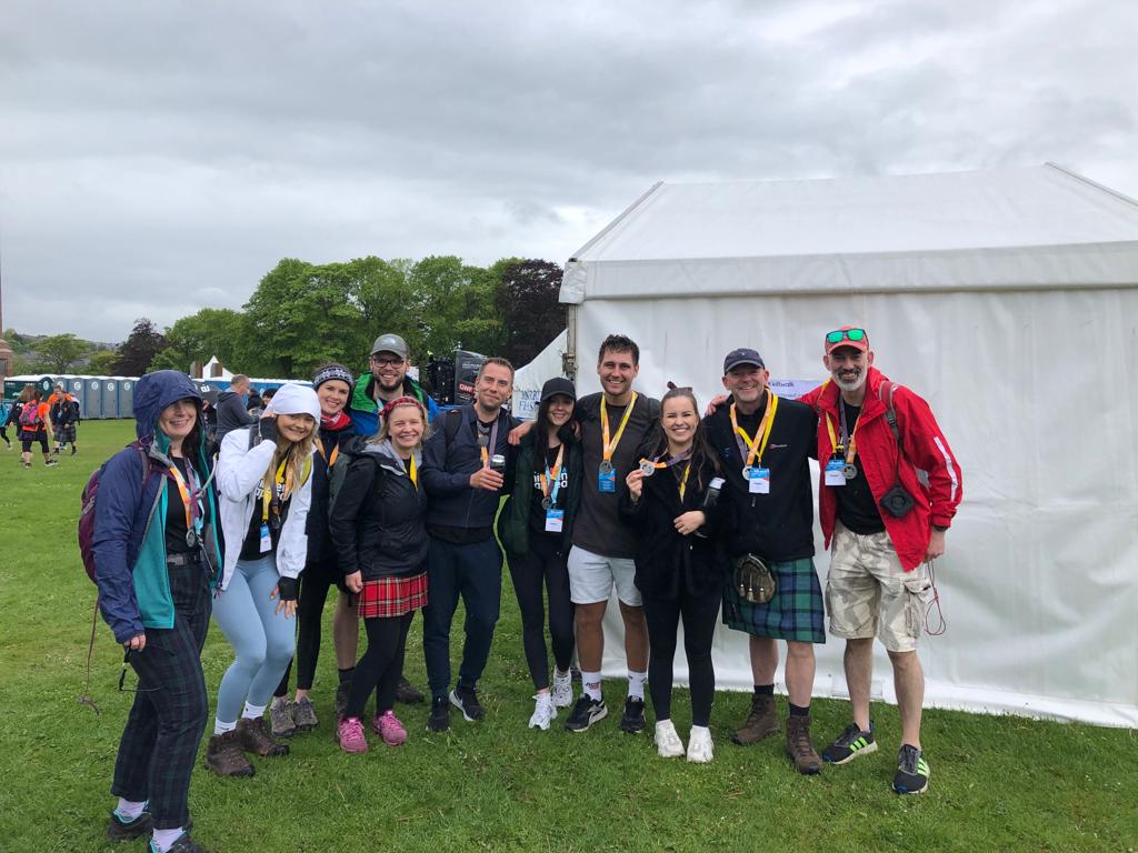 We made it! To everyone who supported us and donated to <a href="/stvappeal/">STV Children's Appeal</a> - thank you for helping children in Scotland living in poverty. Remember, you can still donate: aberdeen.thekiltwalk.co.uk/fundraising/Ab… <a href="/thekiltwalk/">Kiltwalk</a> #kiltwalk
