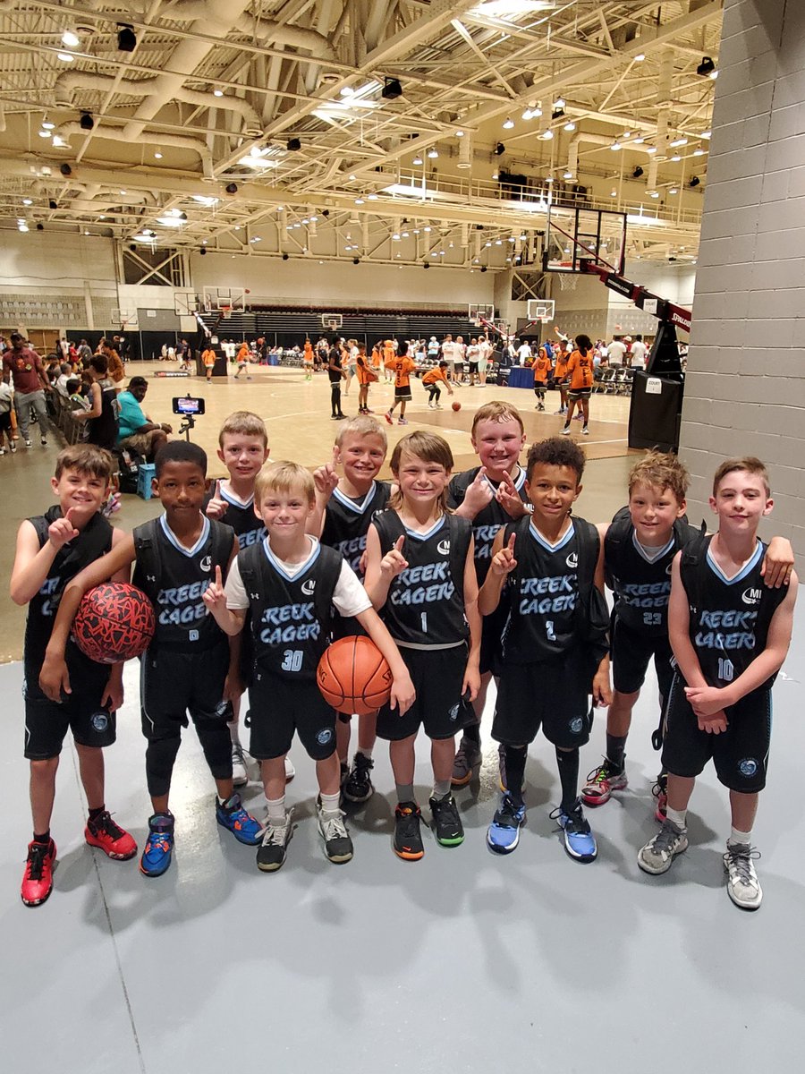 creekscagers's tweet photo. Creek's Cagers are the 3rd Grade Champions of the @Premier1Events Battle at the Beach Event, going 3-0 on the weekend‼️ https://t.co/dVAnMahZJ6