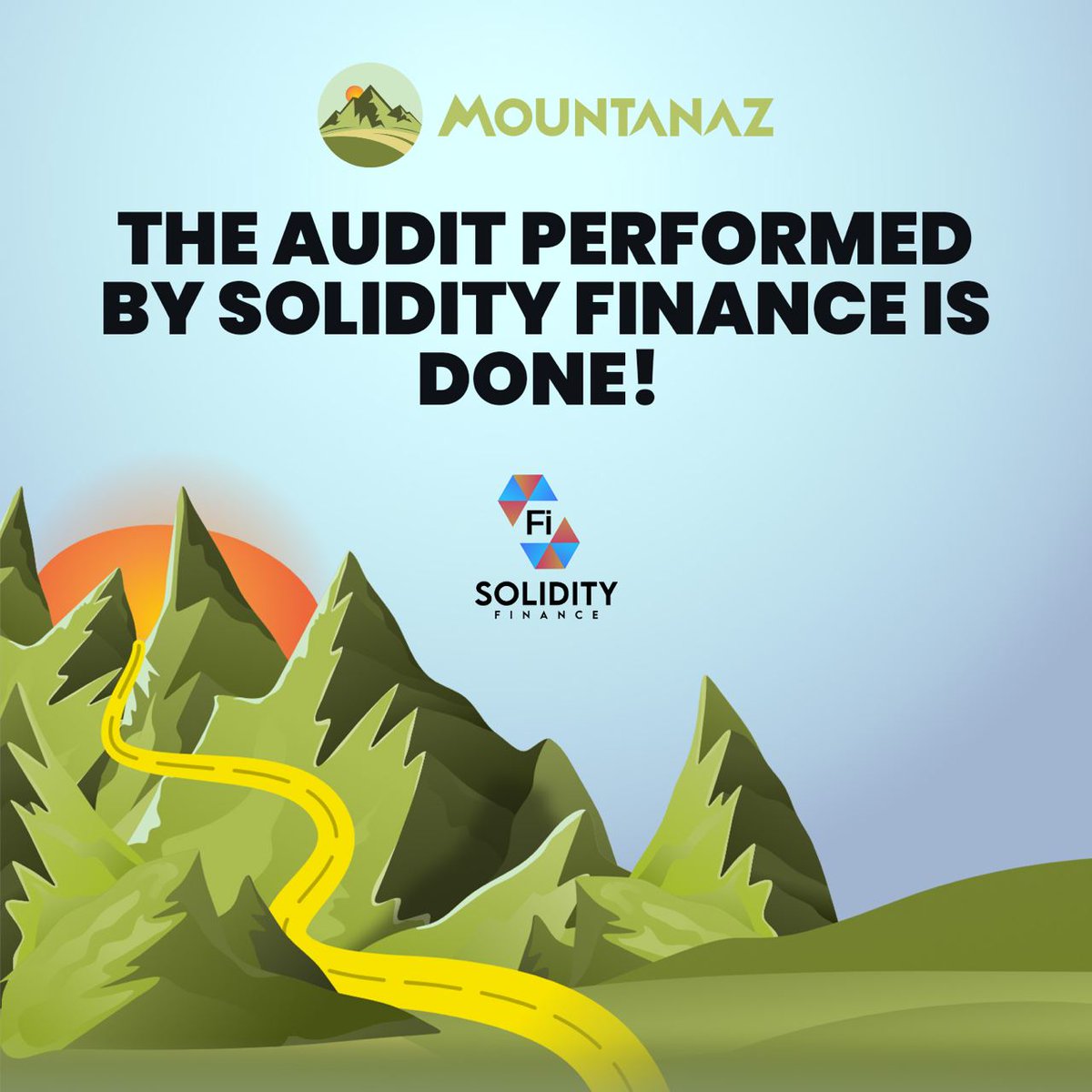 mountanaz's tweet photo. MOUNTANAZ COMMUNITY!

Today we have some exciting news to share with our community!

The Audit of the Solidity Finance is accomplished! 🍀

https://t.co/kyHiq4qzfw

Let's reach new heights with Mountanaz! https://t.co/IxW1ini6id