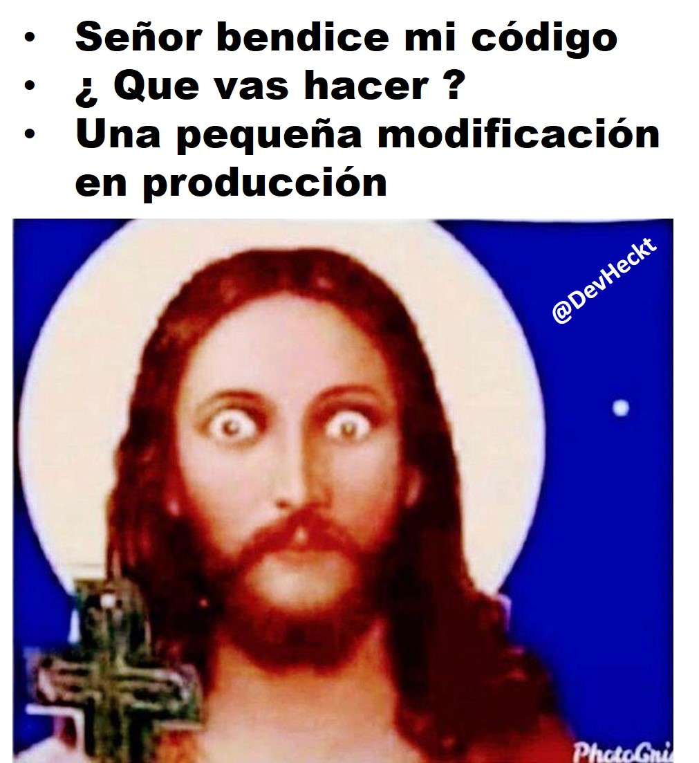 DevHeckt's tweet photo. #MEMES #memesdeprogramacion #memesdeinformatica https://t.co/TXY8MbSKCo