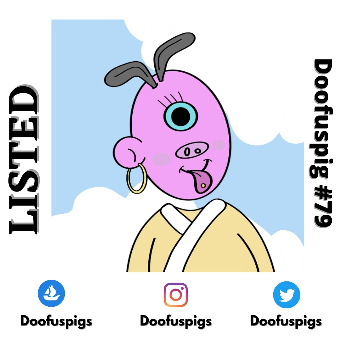 ☀️Doofuspigs☀️

.....[Link in bio]

#doofuspigs #USA #NEW #NFTartists #NFTGiveaways #NFTCollector #investor #colorful #NFTdrop #PolygonNFT #NFTshills #DeFi #Metaverse #Dogecoin #NFTCommunity  #NFT #NFTs <a href="/opensea/">OpenSea</a> #uk #artist #art #NFTProject #charity