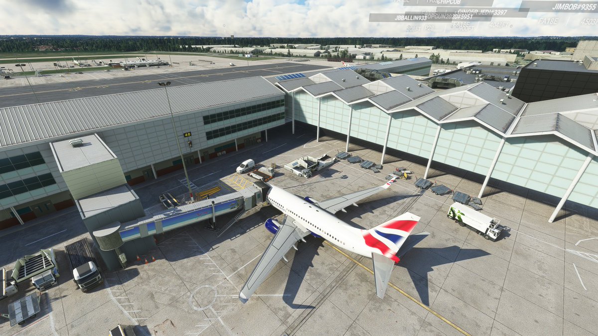 JonesyBoya's tweet photo. Lovely 6.5 hours flight from New York to Birmingham, UK today on flight sim in the PMDG 737-700. #msfs https://t.co/wGI4EZYhAu