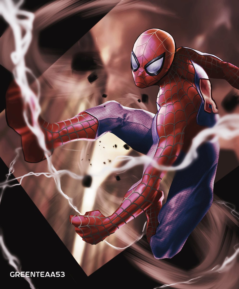greenteaa53's tweet photo. Spidey!!

#mcu #SpiderMan #digitalart #digitaldrawing #digitalpainting https://t.co/rNAJ9egxeb