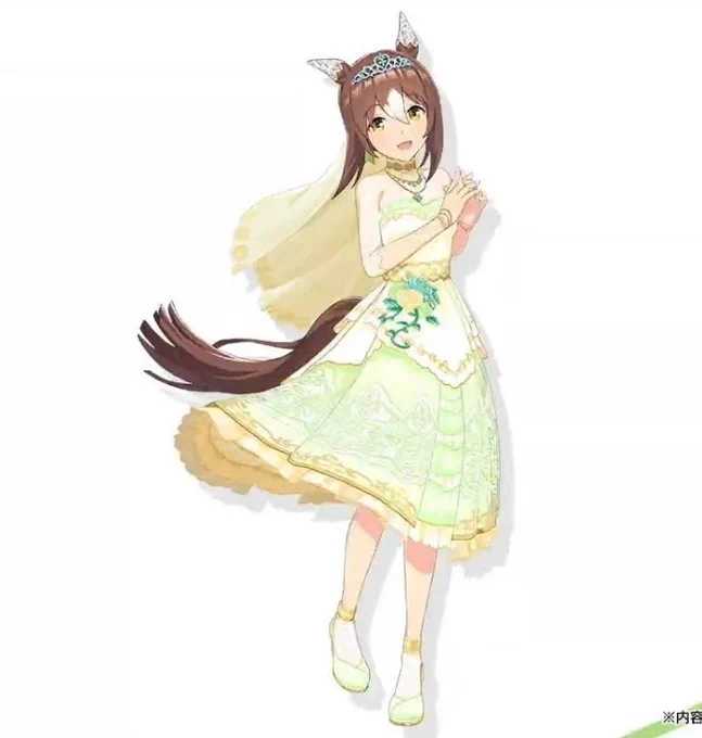 ファインモーションの新衣装ってうまよんで贈られてたロイヤルセット!?と思ったけどそれっぽいだけか… 