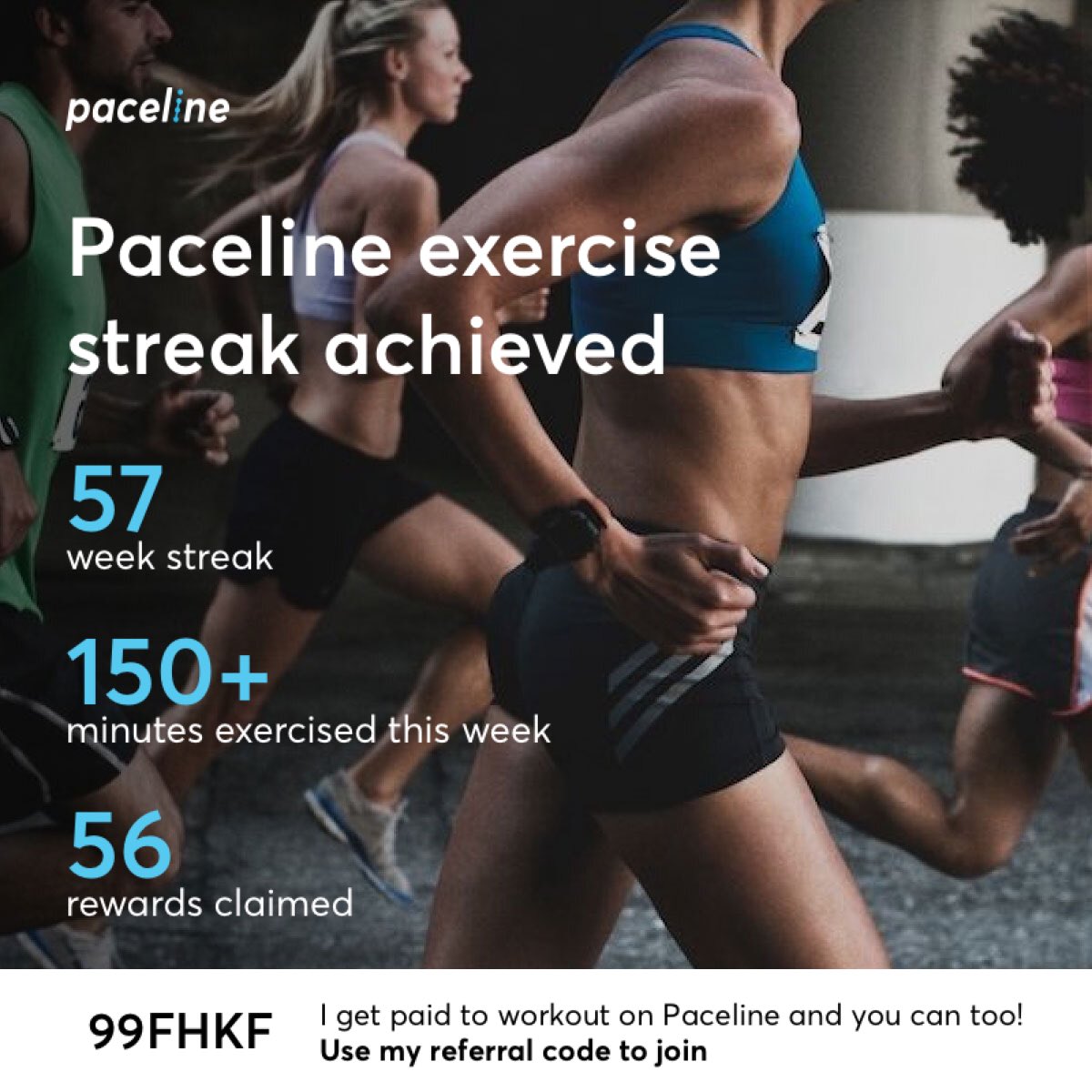nikkiroberts119's tweet photo. I just hit my Paceline Streak and earned a reward for staying active! You can get paid to workout too. Use my referral code for a bonus reward when you join: 99FHKF

https://t.co/e6odPNM8Cv https://t.co/odVw6LYgKo