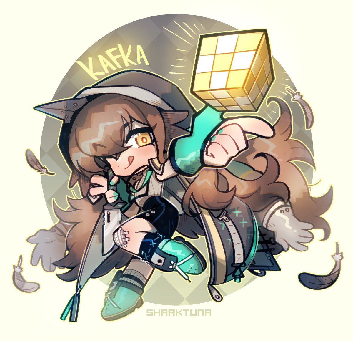 アークナイツ「kafka🐦#Arknights #アークナイツ #明日方舟 」|Jam @ comms + merch grind in progressのイラスト