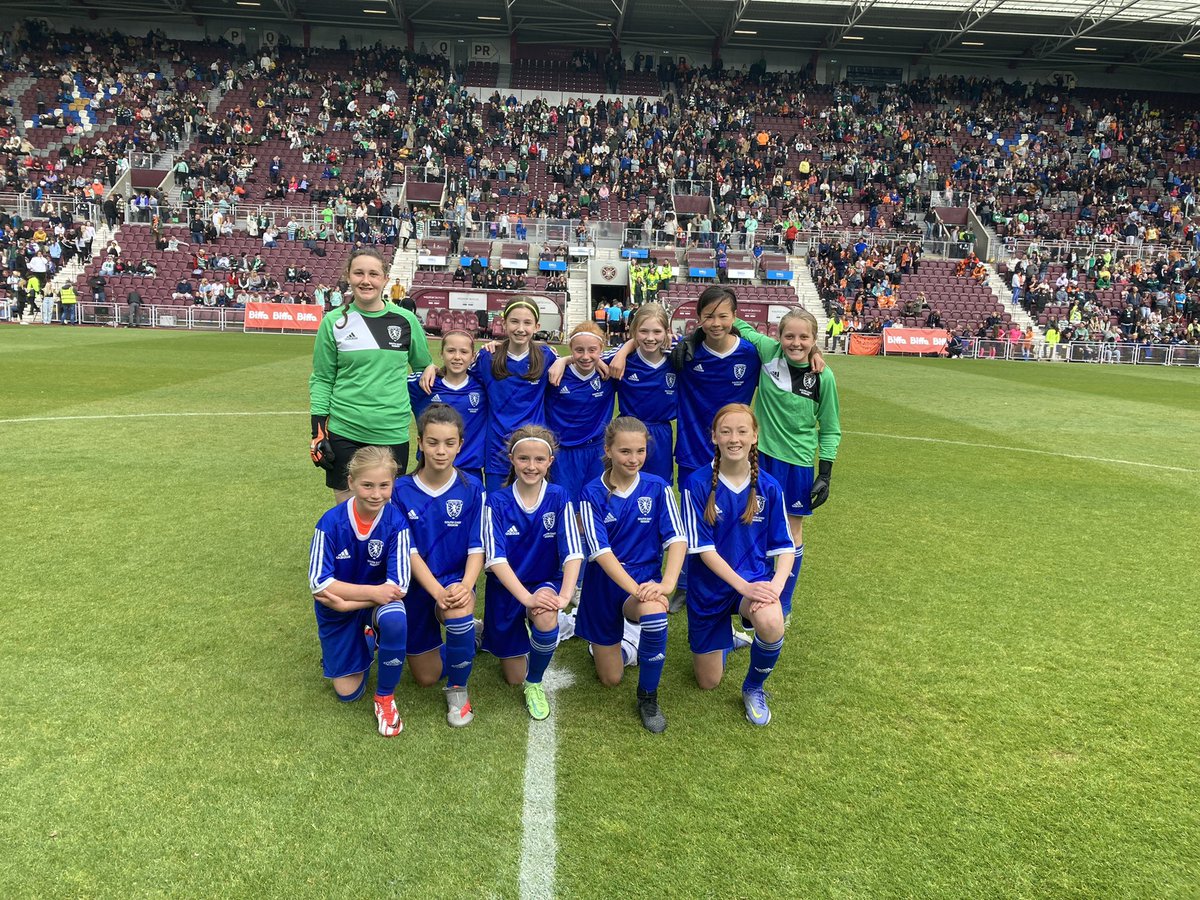 CoachDavidBaird's tweet photo. Some cracking skills on show 🤩
The @ScotFASouthEast Regional Performance Squad players enjoying a game at half time of the @ScotWFootball Cup Final 🏆
#CupFinalFever https://t.co/ZM9kDcNohC