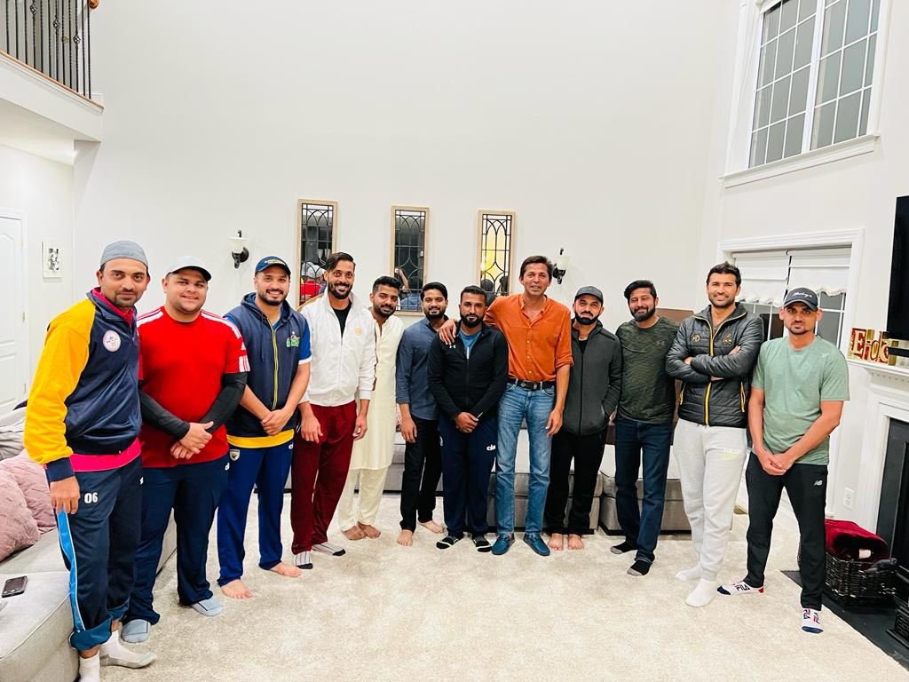 pacera26's tweet photo. Had a great time with young and talented fast bowlers.we had good conversation about bowling skills may prayers and blessing with them. ❤️. #anwaralikhan#rummanraees#azamkhan#bilawalbhatti#sohailkhan https://t.co/0NcrQtG589