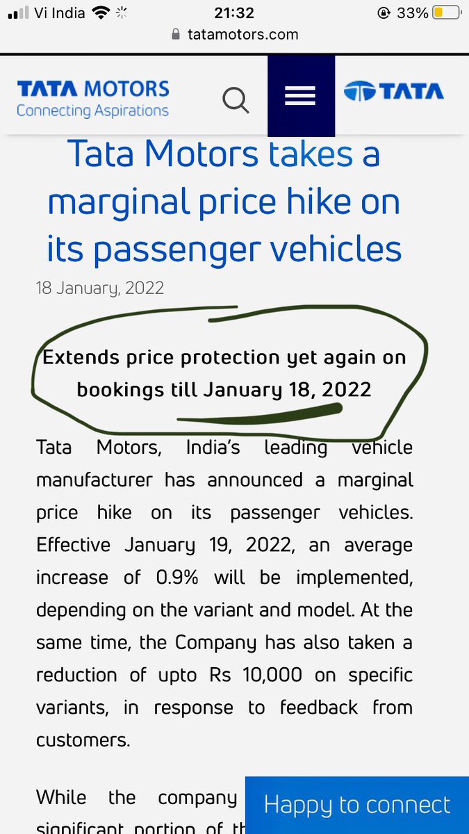 Prangan31409178's tweet photo. #TATAMOTORS PLEASE KEEP YOUR OWN WORDS. Please provide the price protection as promised. @tata_cars @RNTata2000 @TataCompanies @tatatrusts @TataMotors @TataCompanies #TataMotors #TataNexon #MadeInIndia #Vocal4Local https://t.co/N5366lxxoM