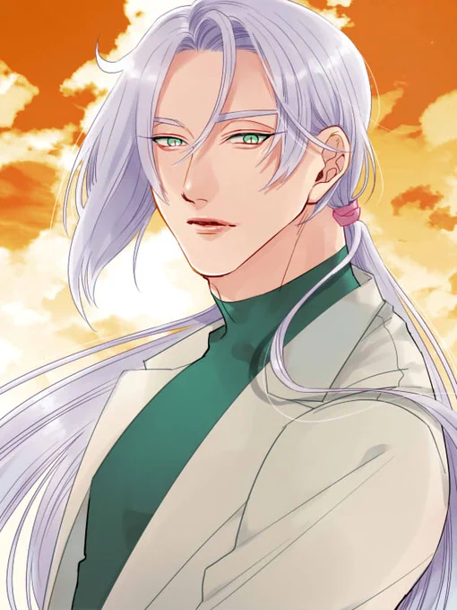 玉藻先生(妖狐(400歳)182cm66kgほんとうの名前は荼吉権現天狐外科医で高層マンション住み鵺野先生にたまちゃんって呼ばれるのは嫌アニメカラーでは銀髪原作では金髪なので二度美味しい鵺野先生(25)に興味津々だよ!)～～～～～～!!!!! 