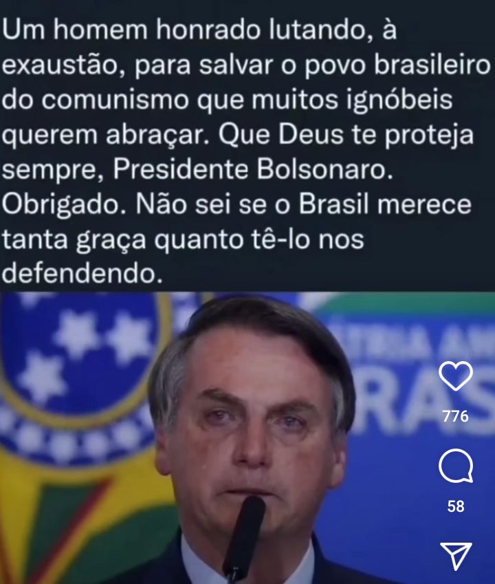 EdirScalzer7's tweet photo. Que Deus ilumine seus caminhos presidente 🙏 https://t.co/qZt7D2LH3Y