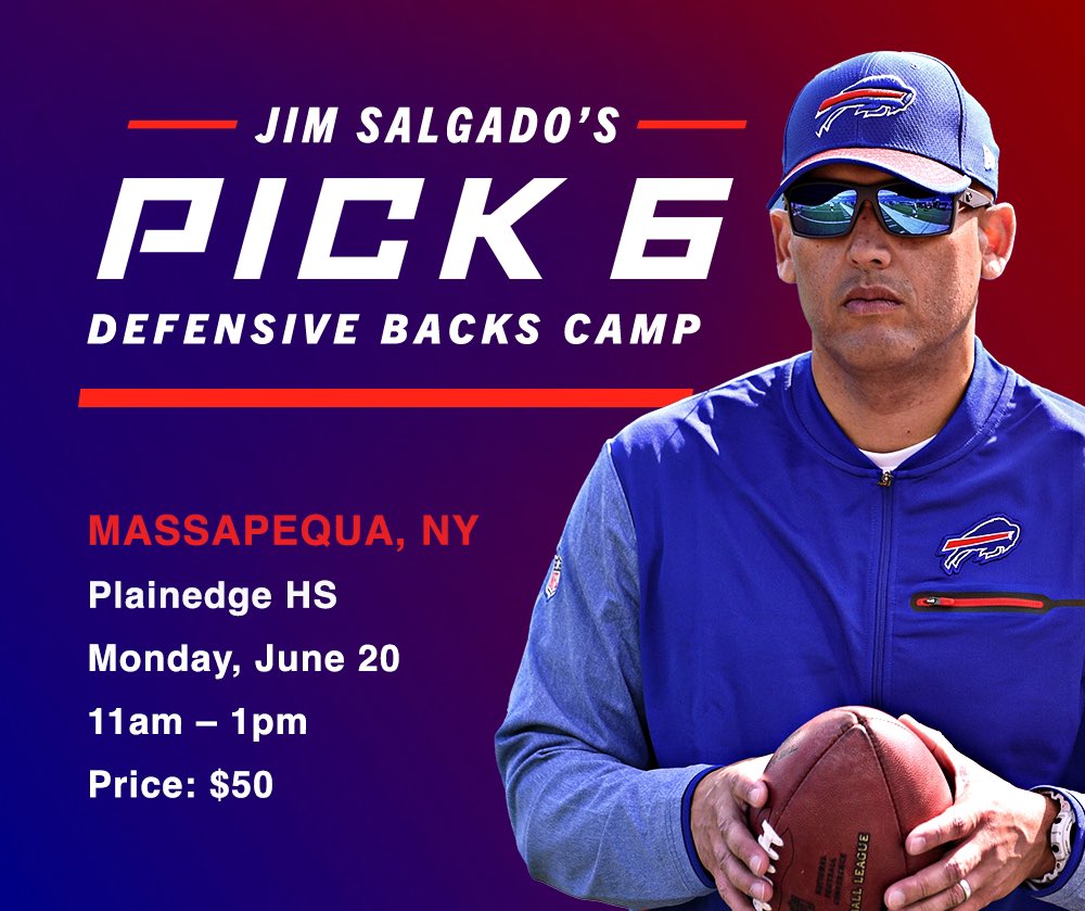 Jim Salgado’s Pick 6 DB Camp is coming back home to Long Island on Monday June 20th. All you lock 🔒 down DB’s get signed up at pick6camp.com and take your game to the next level! @NHP_Football @GardenCityFb @CoachPolo_ @PlainedgeFootb1 @LuHiFootball @StAnthonysFB