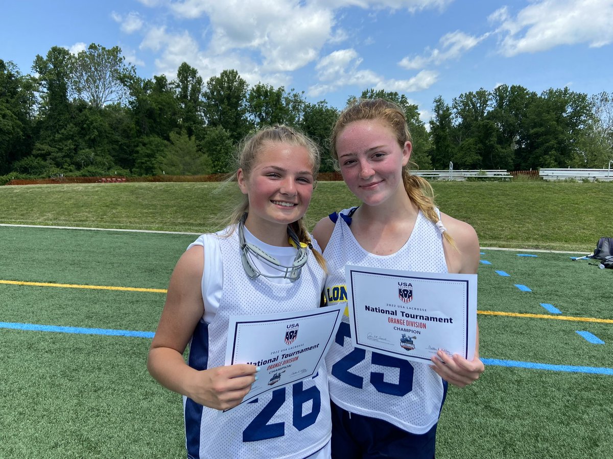 Congrats to Camryn Chamberlain and Caitlin Haggerty on LI Metro 2  winning the USA Lacrosse Women’s National Tournament!! Amazing!! 🏆🔥🌟<a href="/LIYELLOWJACKETS/">Coach Rose</a> <a href="/IWLCA/">IWLCA</a> <a href="/ILWomen/">ILWomen</a> <a href="/MtSinaiLax/">Peter Van Middelem</a> <a href="/SSlacrosse/">South Side Lacrosse</a> <a href="/cam_chambo41/">Camryn Chamberlain</a>