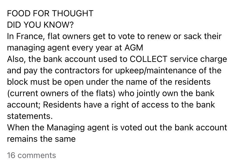 CrisisNinja1's tweet photo. The French do home ownership SO much better than the UK #abolishleasehold #abolishnotpolish we should #ownourhome #makeourowndecisions about the asset for which only we pay #1066notfitfor21stcentury #managingagents overpriced & underperforming -leaseholders should hold the power https://t.co/D5aAigOU0z