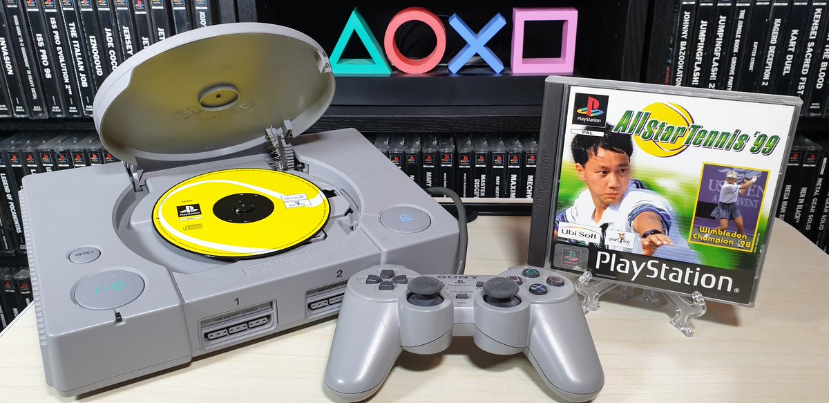 PS1Archive's tweet image. #PS1Archive There are tons of games for the #PS1 tennis fans out there. With Michael Chang on the cover, All Star Tennis offers more of a sim experience than something like Smash Court Tennis. 🎾 Anyone have this one back in the day? #PSX #PlayStation #RetroGames #GamersUnite