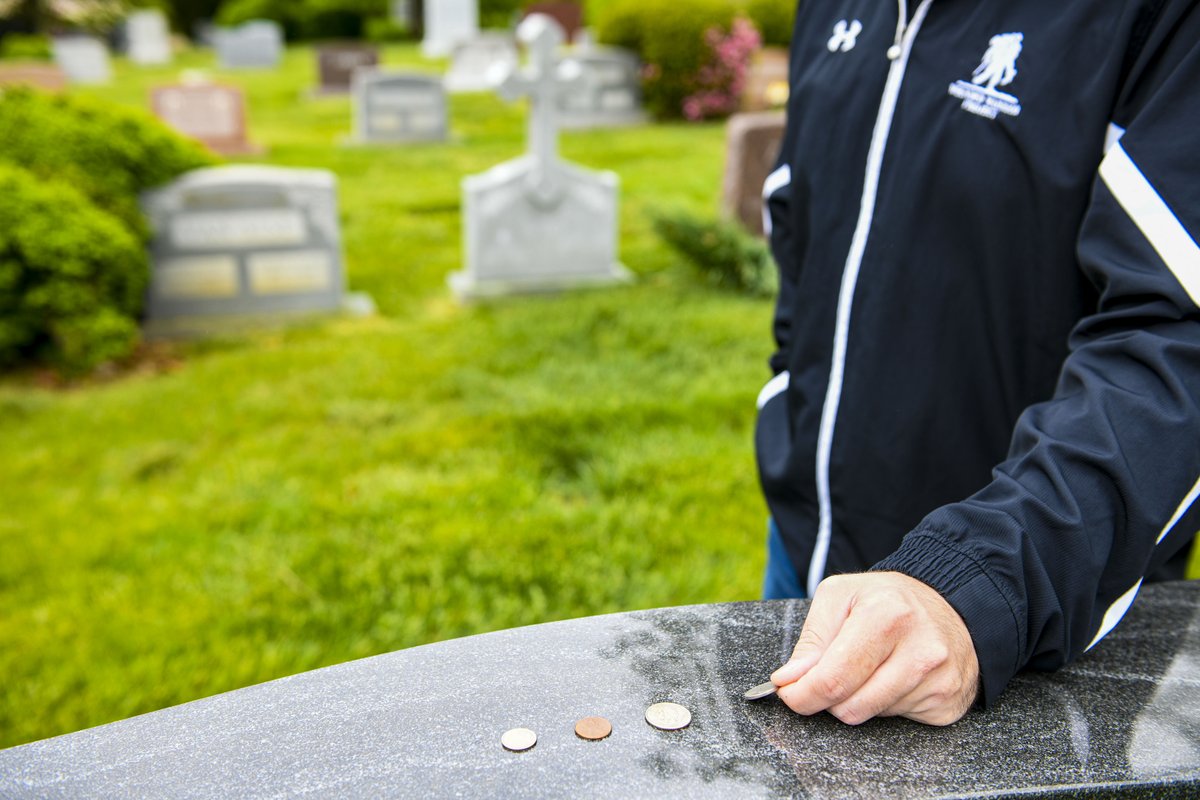 If you have visited a military grave in the past or are planning on visiting one this #MemorialDay, you might notice coins placed on the gravesite. Placing a coin on a #veteran’s headstone is a show of respect and honor. Find out what each coin means: wwp.news/38GtHUl