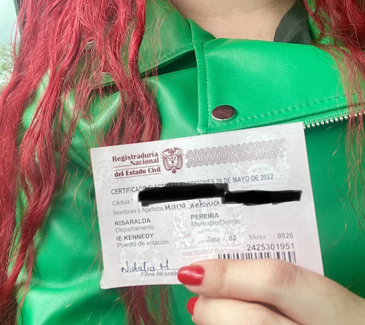 maria08391537's tweet photo. Me FAJÉ con este voto. 💚💚💚💚

La tranquilidad de votar a conciencia, por el mejor y desde la razón en lugar de por el miedo, el odio o la manipulación, no se compara con nada. #YaVotePorFajardo https://t.co/uzrsWwFhKb