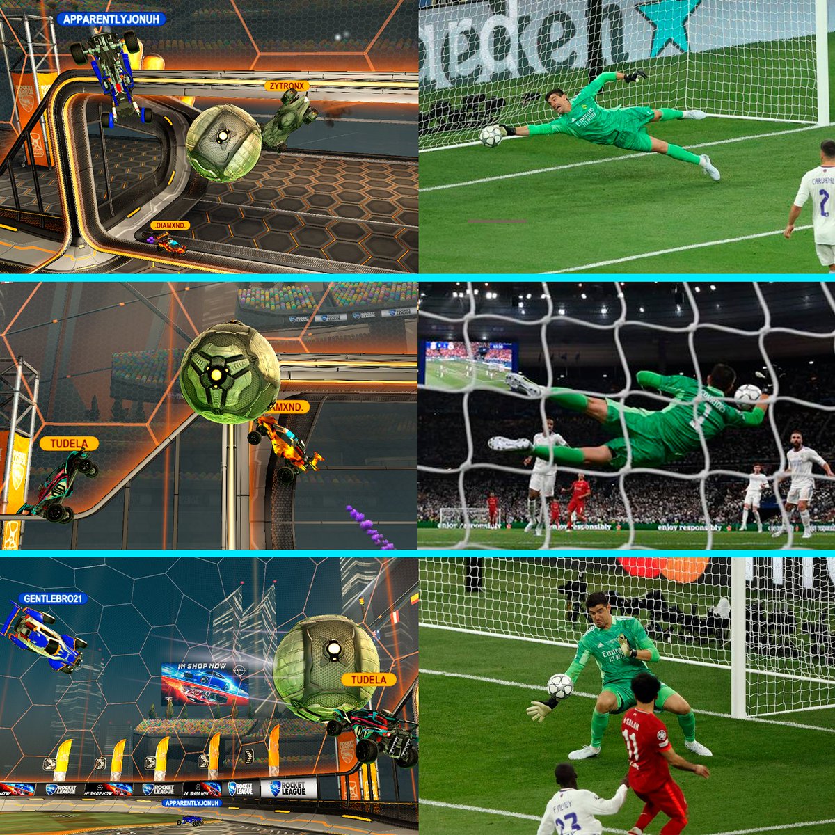 Los chicos en la SFL 🤝🏼 Thibaut Courtois
                       Salvar el partido