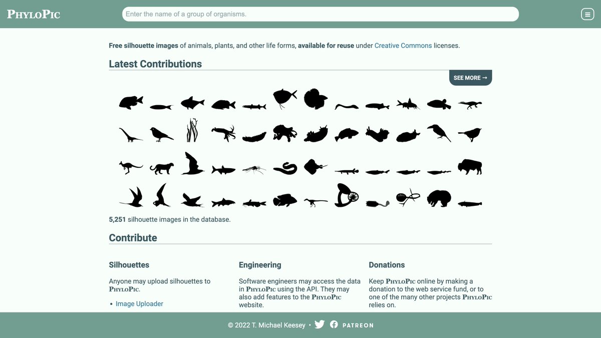 PhyloPic.org tweet media