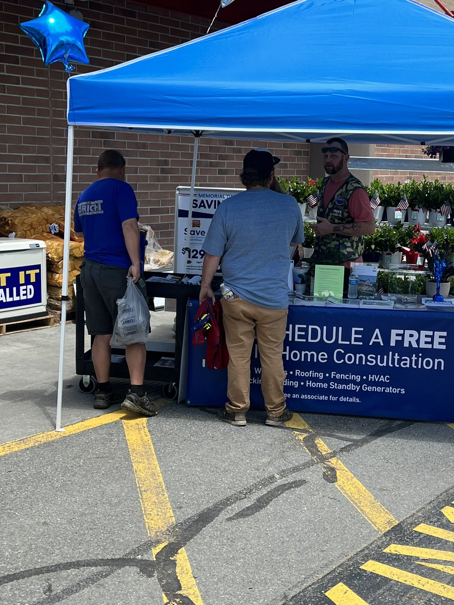 MattFlippin2's tweet photo. Day 2 of our Memorial Day Pipeline Event!  Come down and see Gary and Rylee to start your project today!  @TracyKeyes1 @nmcmillan1369 @1369DMIS @BlueBoxR1 @specialtylowes https://t.co/vcxVD9LxVN