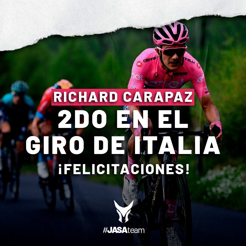 jasa_evolution's tweet photo. ¡FELICITACIONES RICHARD CARAPAZ!🇪🇨
@RichardCarapazM
En cada pedaleada estamos contigo “Richie”.💪🏻

¡Somos ciclismo, Somos #Jasa https://t.co/EiDVXxFEFq