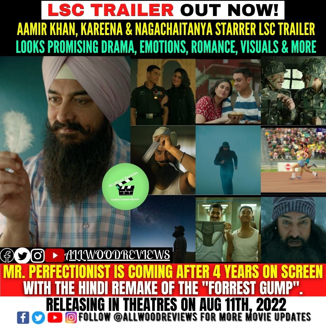 AllwoodReviews's tweet photo. #LaalSinghChaddhaTrailer out now! Releasing in cinemas worldwide on 11th Aug. #LSCTrailer
#AamirKhan @chay_akkineni #KareenaKapoorKhan @Viacom18Studios https://t.co/H9VDZFYHNL
