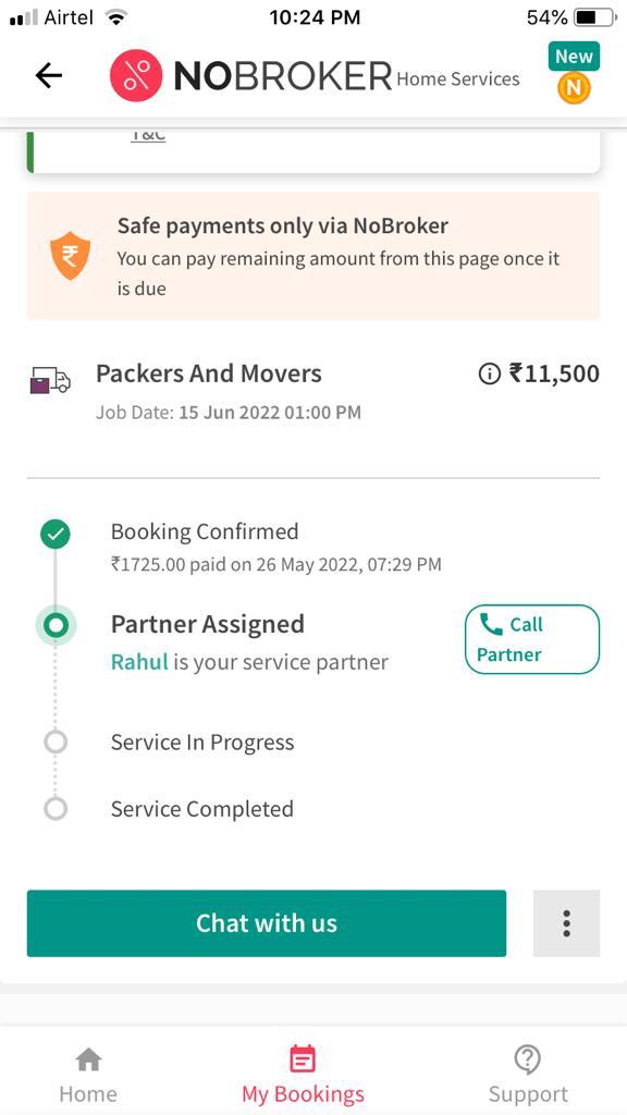 nanda_shivkumar's tweet photo. @nobrokercom need refund of amount recently paid to ull Rs 3225. As I am canceling shifting services due to some personal changes in schedule https://t.co/ftomo7tyrl