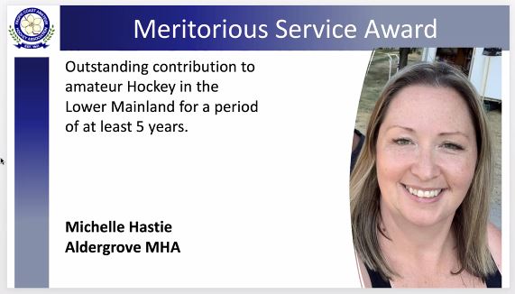 PCAHA (@pcahamain) on Twitter photo Congrats to Michelle Hastie from Aldergrove MHA <a href="/AldergroveMHA/">Aldergrove MHA</a> on being awarded a #PCAHA Meritorious Service Award! Congrats to Michelle Hastie from Aldergrove MHA <a href="/AldergroveMHA/">Aldergrove MHA</a> on being awarded a #PCAHA Meritorious Service Award!