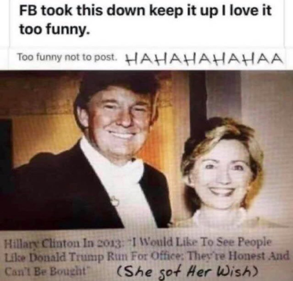 EyeMMom's tweet photo. @PlatonicDialog @PatriotRob76 Not a secret that he knew Epstein. Hills loved Trump until he ran against her. Clearly Trump is one man who went after #ChildTrafficking. You don’t try to expose something you are a part of. You say #AmericaIsEmbarrassing.. 🤔 I agree #Hypocrite https://t.co/wwRXIEjwIJ