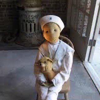 CSM_Podcast's tweet photo. EPISODE 14 ROBERT THE DOLL This week we cover the spooky possession of Robert the Doll - be warned looking through these photos as you yourself may become cursed!!! #robertthedoll #robertthedollmuseum #dolls #haunted #spooks #coffeespooksandmurder https://t.co/KBkiVQEwxA