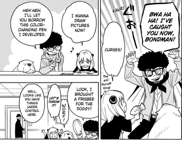 i love seeing this guy play with anya so much.......... nvm the rest of the page