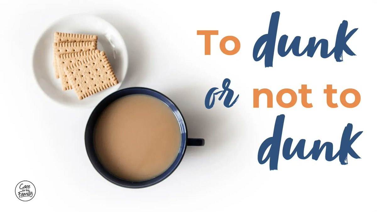 To dunk or not to dunk? That is the question! 

It's #NationalBiscuitDay and we have been discussing our favourite biscuits and dunking habits this week. We would love to hear your thoughts - let us know in the comments if you are pro dunking &amp; what your favourite biscuits are 🍪