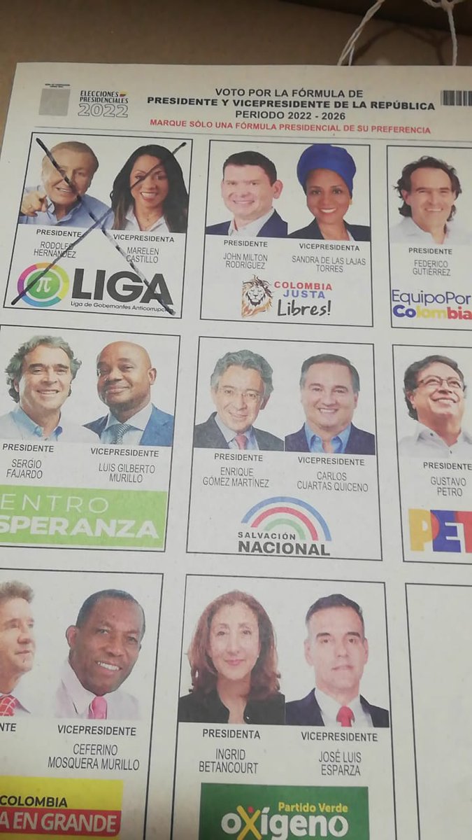jnethCifu's tweet photo. El viernes cambié mi voto de @petrogustavo por @ingrodolfohdez Hoy vote con la conciencia por Rodolfo decidida de que él es la mejor opción para Colombia que la izquierda y la derecha tienen dividida. 

#ColombiaDecide Es mentira que este #ColombiaConPetro https://t.co/4OdIUX1Lie