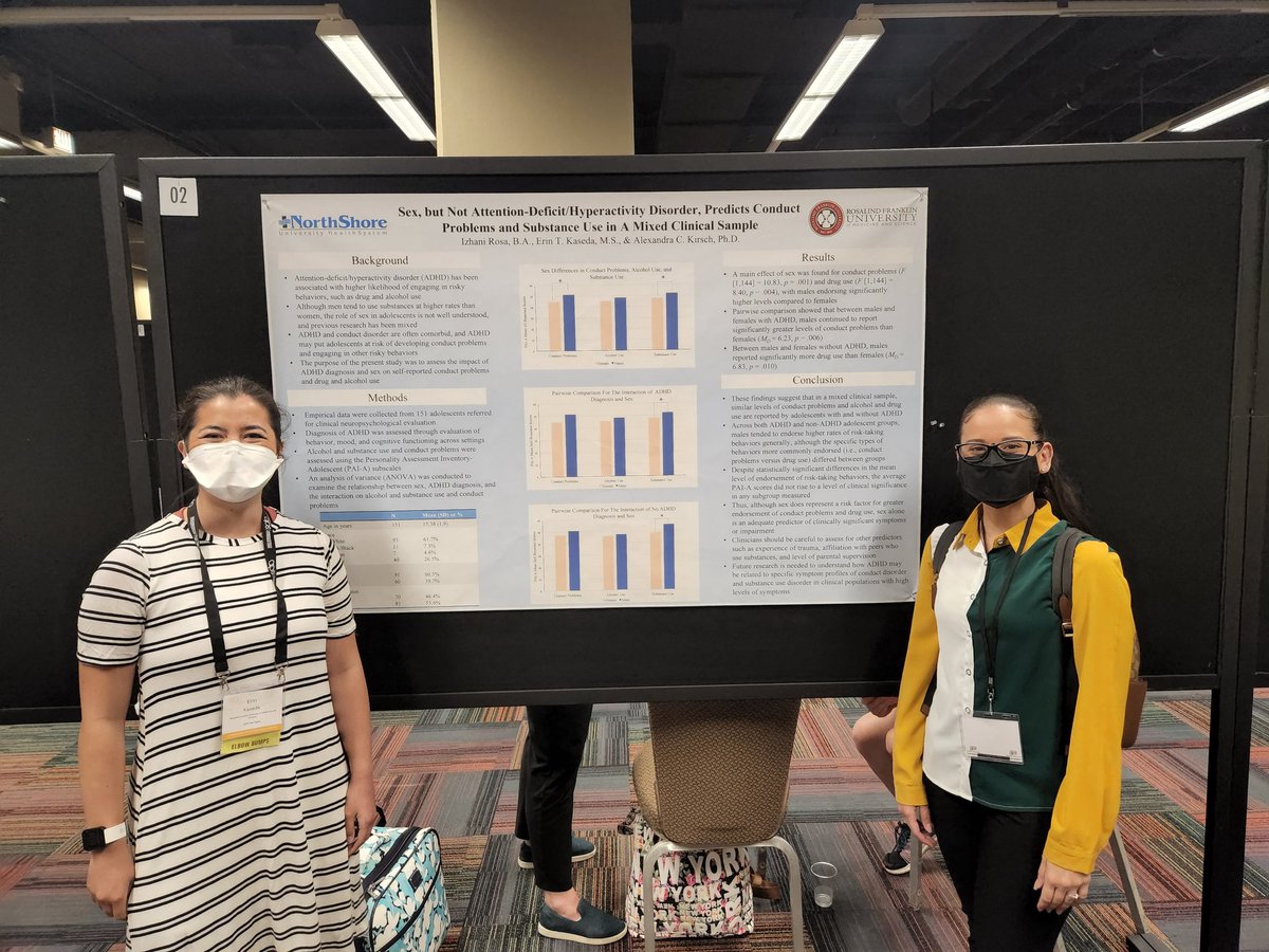 Steve_A_Miller's tweet photo. Erin Kaseda and Izhani Rosa from #rfums at #apschi22 https://t.co/CXrpBtzBKd