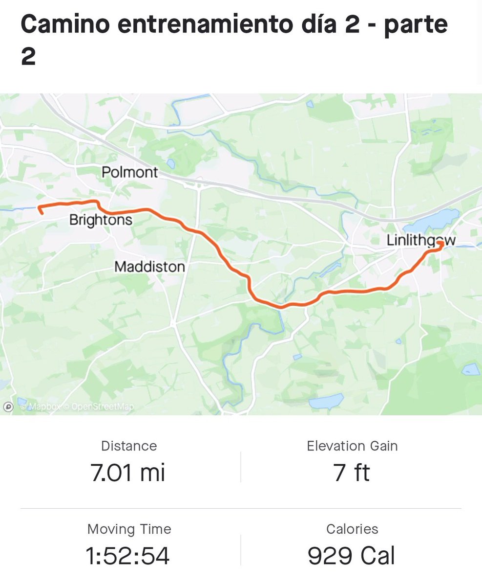 mrbenn27's tweet photo. Camino training walk complete! 56.41 miles in 3 days so feeling a bit tender 👣😣 #Camino https://t.co/u2VYb1uQKy