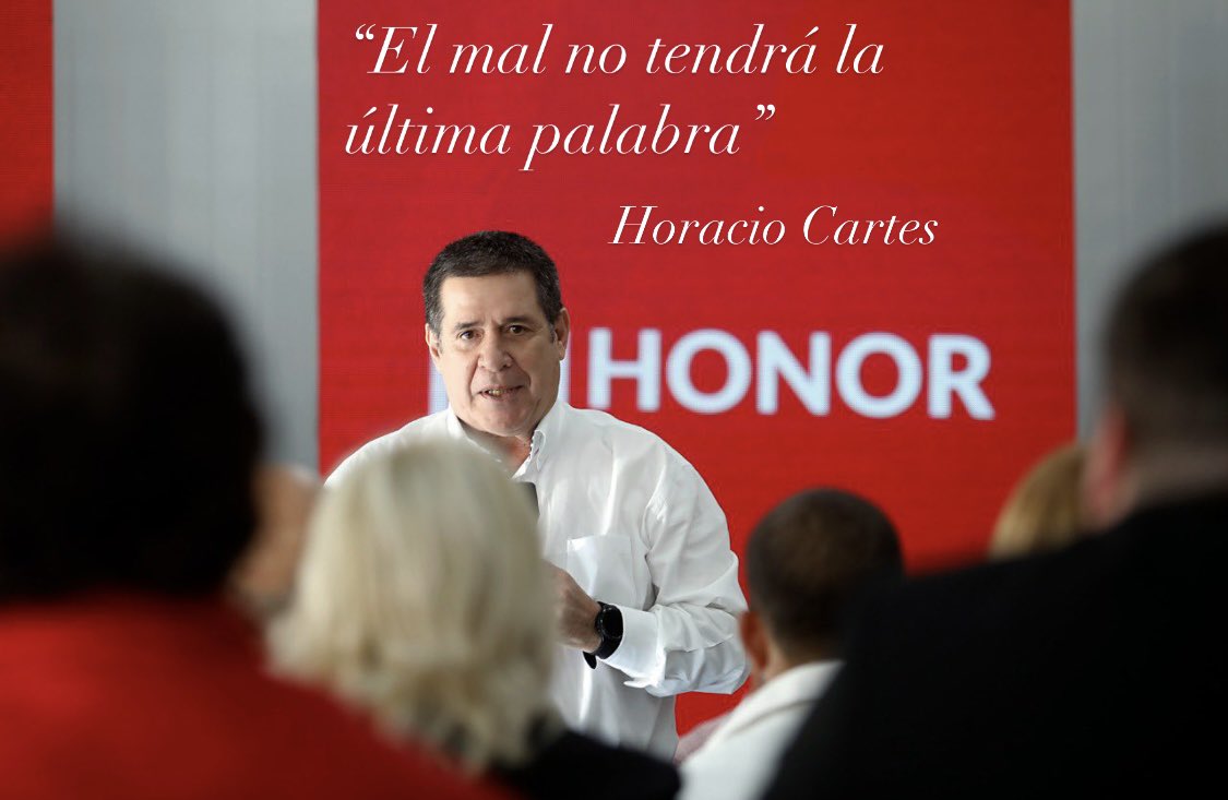 lanegrasaucedo's tweet photo. “El mal no tendrá la última palabra” Horacio Cartes. 🇵🇾 https://t.co/WjZi4niAk5
