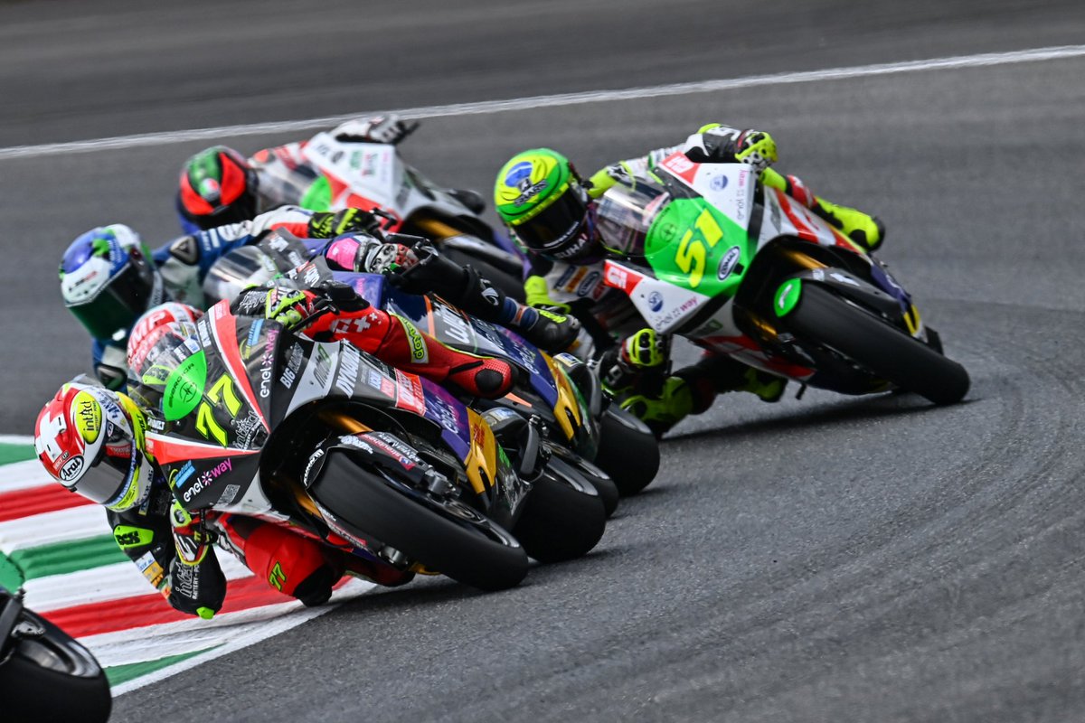 DomiAegerter77's tweet photo. What a battle 🤯 🅿️2️⃣ and leading the Championship 🤙🏻
was little unlucky with the yellow flag 🤷‍♂️

@mugellocircuit @intactgp @motogp #mugello #podium #fight #hard #rules #yellow #flag #motoe #6laps #push #grazie #fans #domi77 #aegi77 #ad77 #livefullgas #domifighter 

📸 @racepixs https://t.co/BHsyN0MY5u
