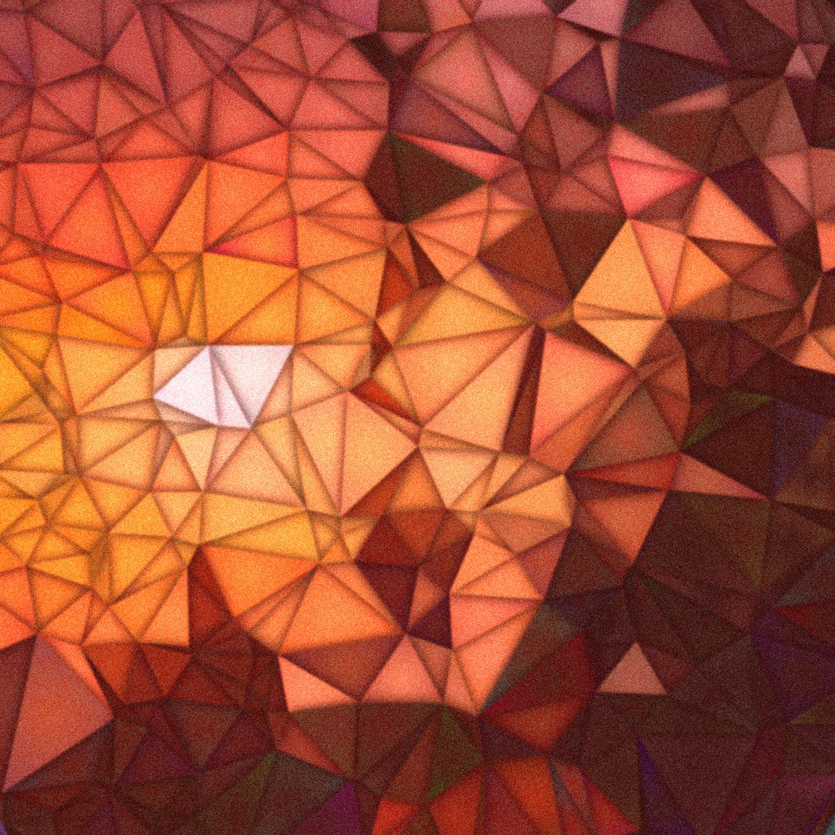 gorillasu's tweet image. Submission for @sableRaph&apos;s #WCCChallenge, this time around the topic being &apos;Stained Glass&apos;!

Since I&apos;ve been working on and off on some Delaunay triangulation code over the past 3 weeks, it felt natural to repurpose it! Here&apos;s a little thread with some possible outputs 🧵 1/10