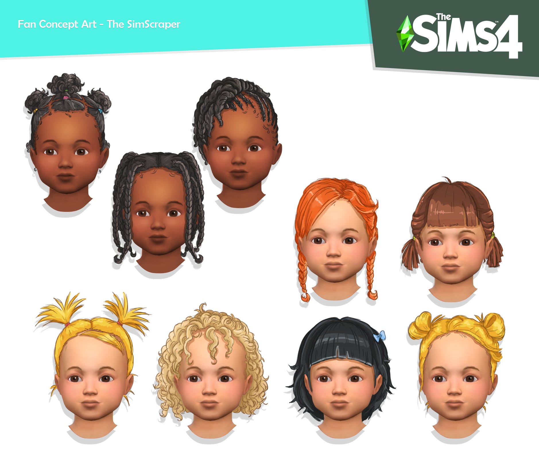 Sims 2 CC: Afro Hair - YouTube