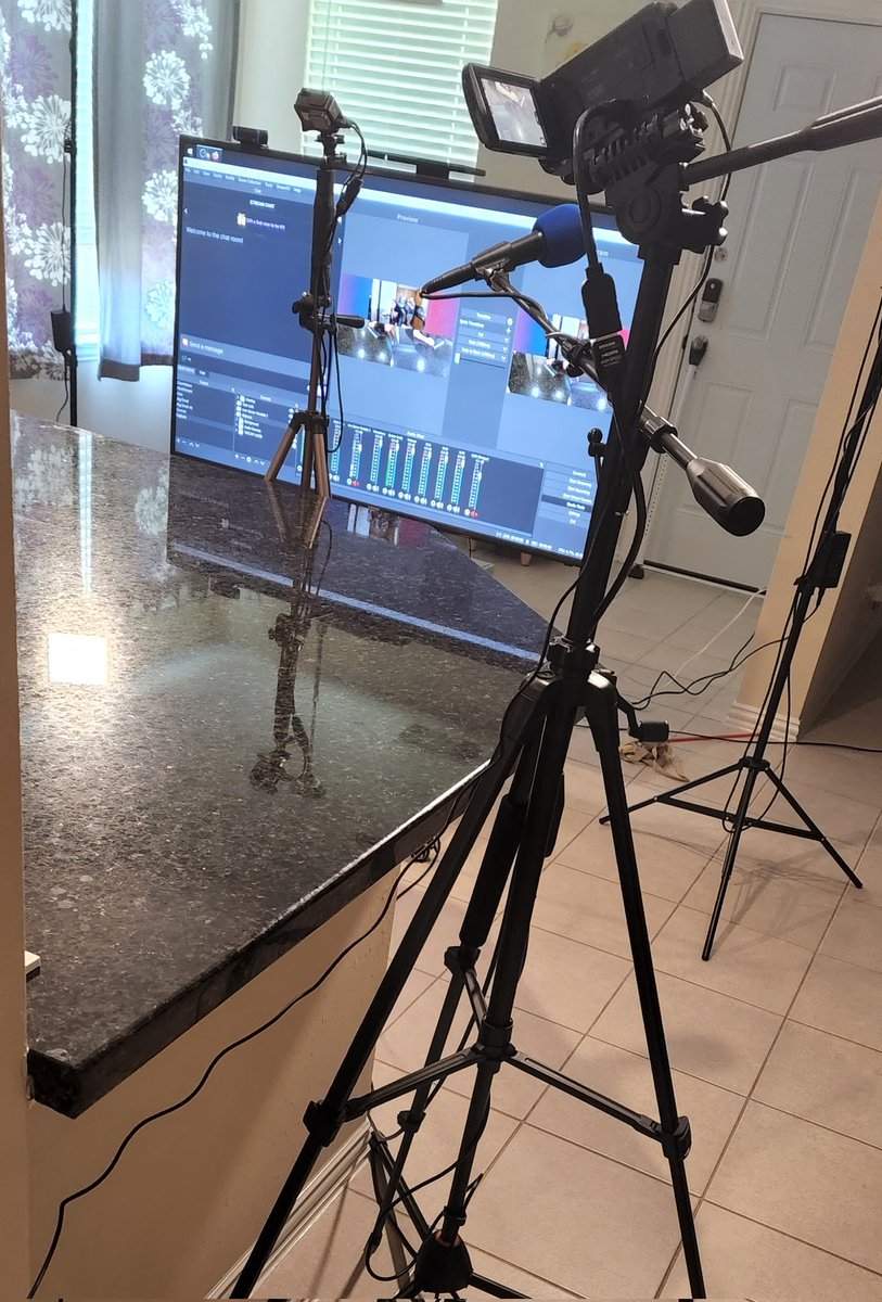CarpeBoredom's tweet photo. The crew is setting up for special stream starting today at 2pm EST for a build and a build. Watch at https://t.co/YYzHVYtN8S https://t.co/pv4pKwhb3n