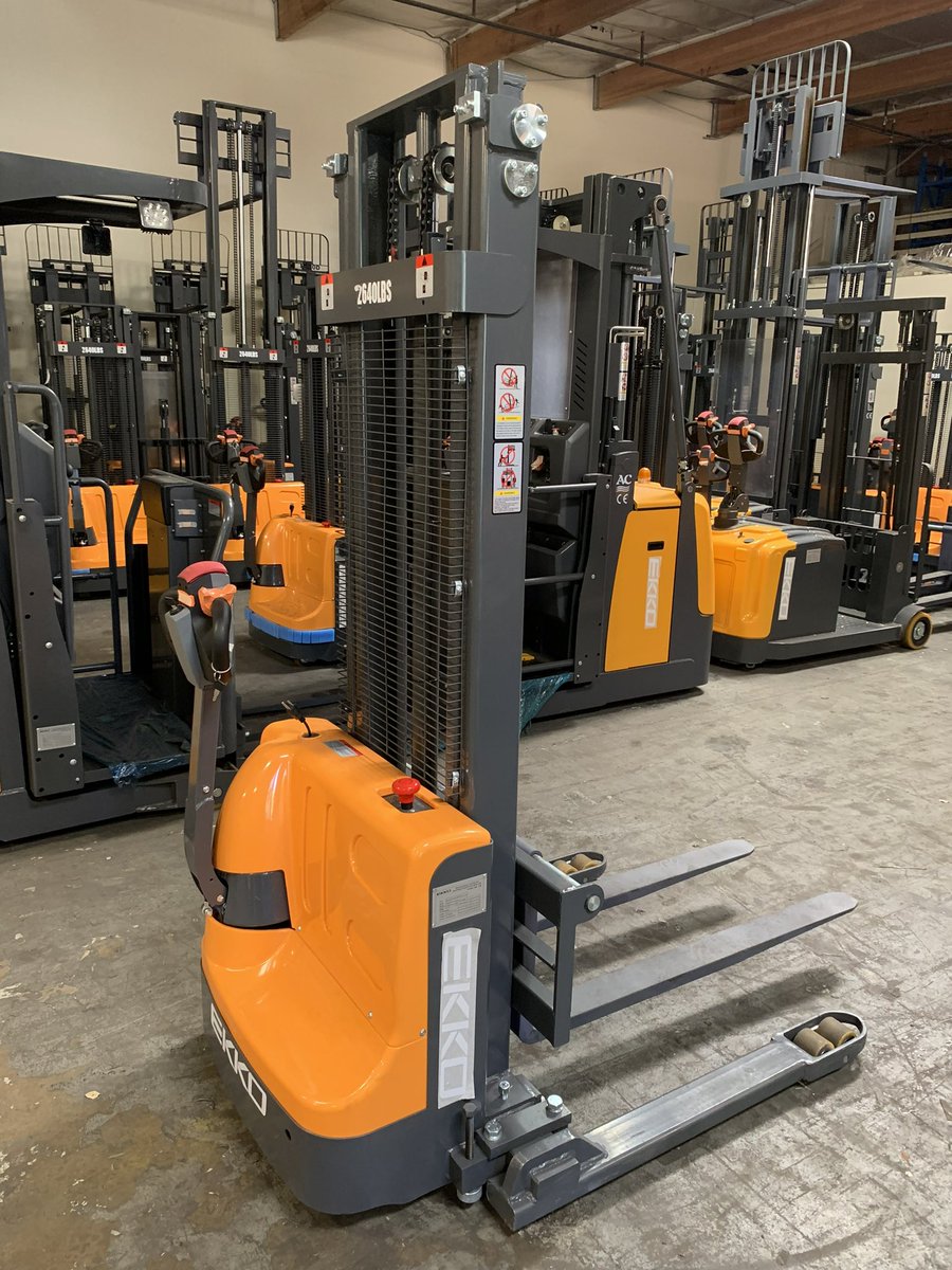 EKKOlifts's tweet photo. #EB12E Series Electric Straddle Stacker. 2640lb Cap,119~138’’Lift, 45’’Forks, Curtis Control, 24V/100Ah Battery. On Board Charger. 877-232-6517 info@ekkolifts.com https://t.co/WHEJyJileT #ekkolifts #forklifts #electricforklifts #lifttruck #lifttrucks #stacker #reachtrucks https://t.co/SYjfwiE5Gc