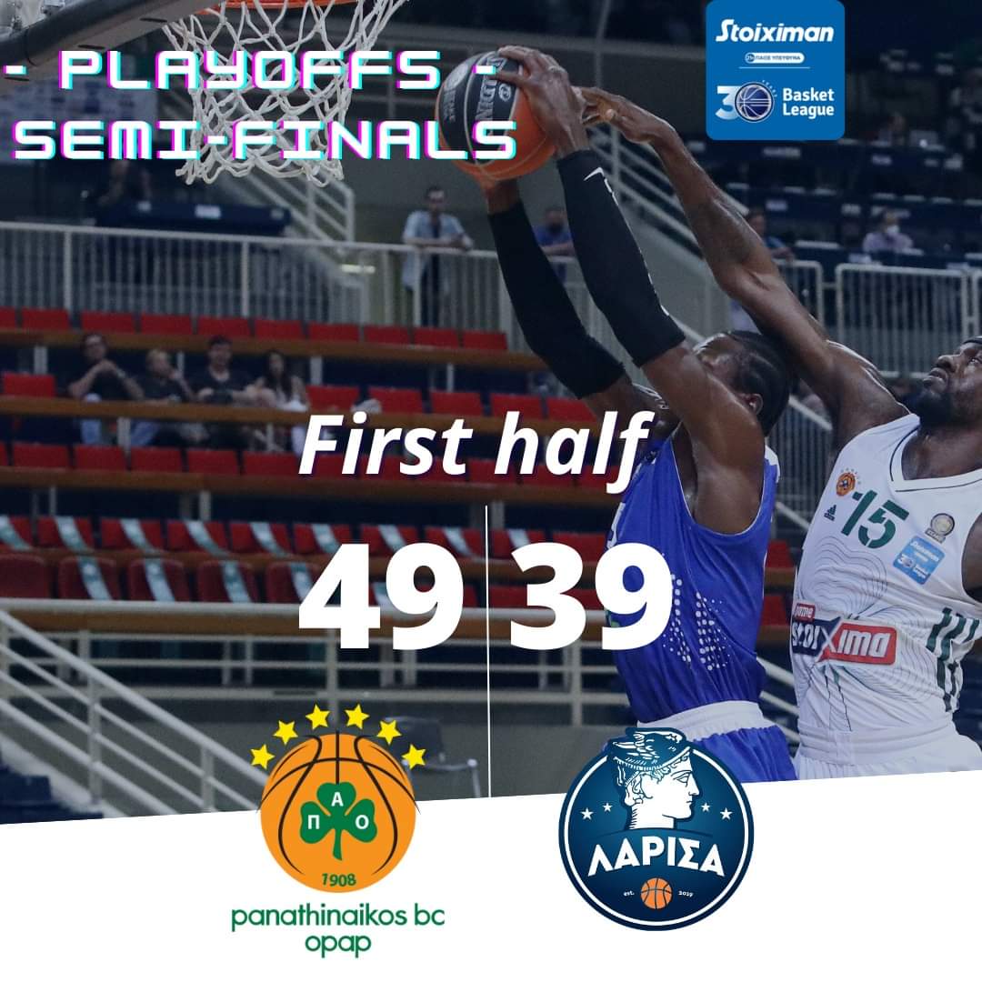 Kae_Larisa's tweet photo. #First_Half #semifinals 

@paobcgr 🆚 #LarisaBC https://t.co/ySxMSqdTX6
