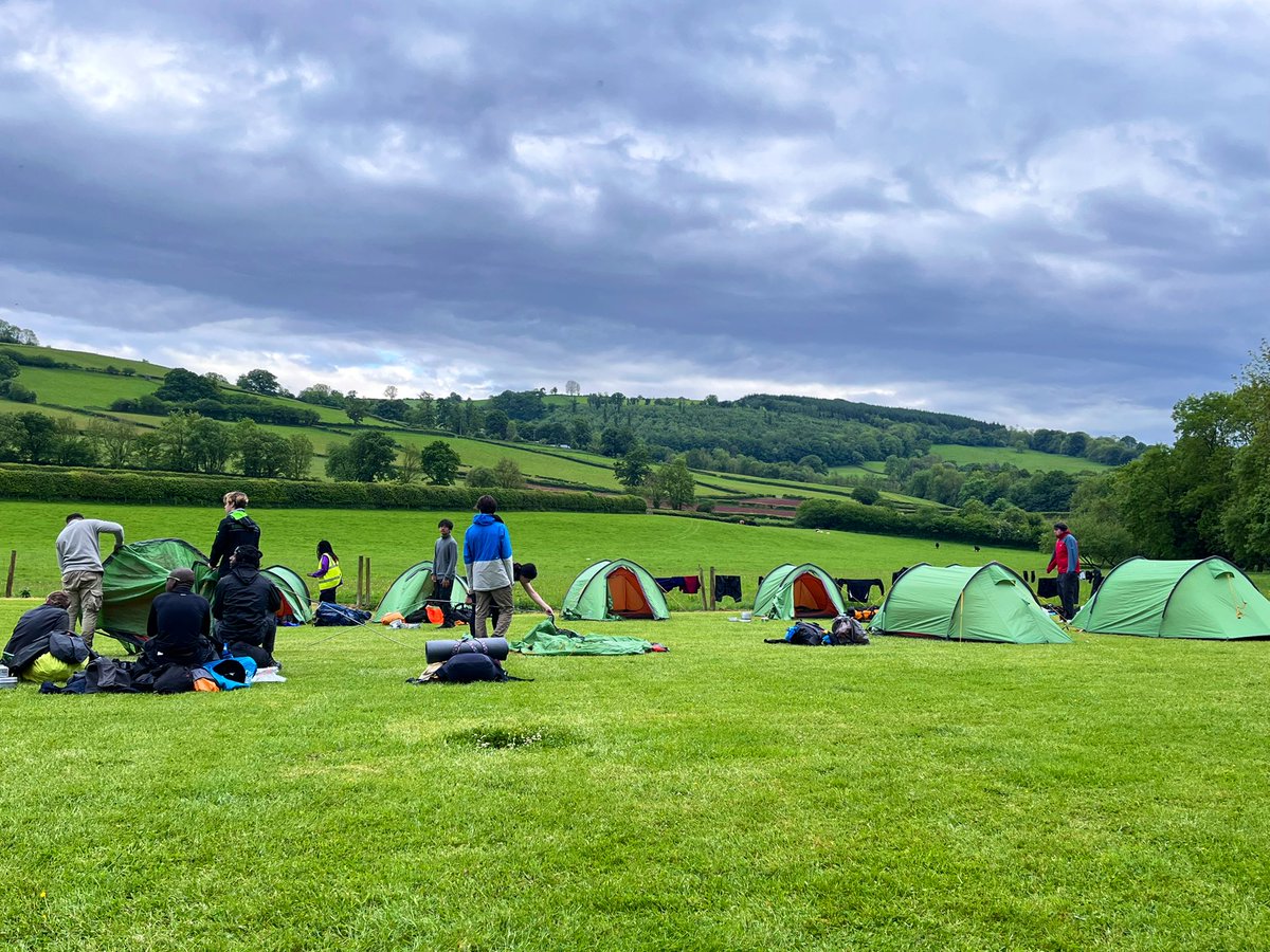 MissECollierDGS's tweet photo. Group 6 are now in, and camp is all set for the evening #DofEGold #DGSDuke @DartfordGS @GeogAttwell https://t.co/MXBrtnM1Wk