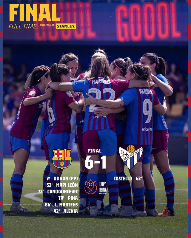 aaibar19's tweet photo. HABEIS HECHO HISTORIA EN ESTE CLUB CHICAS, SOMOS CAMPEONES!!💙❤️ #BarcaSportingHuelva https://t.co/GQNuGnCkTA