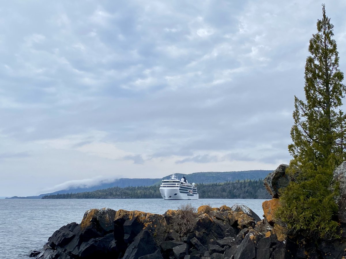 JenSmith1968's tweet photo. Lucky to see Viking Octantis, get a tour of a tender and to meet some of the friendly crew and passengers.
Such a wonderful event for Silver Islet and Thunder Bay. #vikingoctantis #tourismthunderbay #silverislet #goodnews https://t.co/u8yPorAzyE