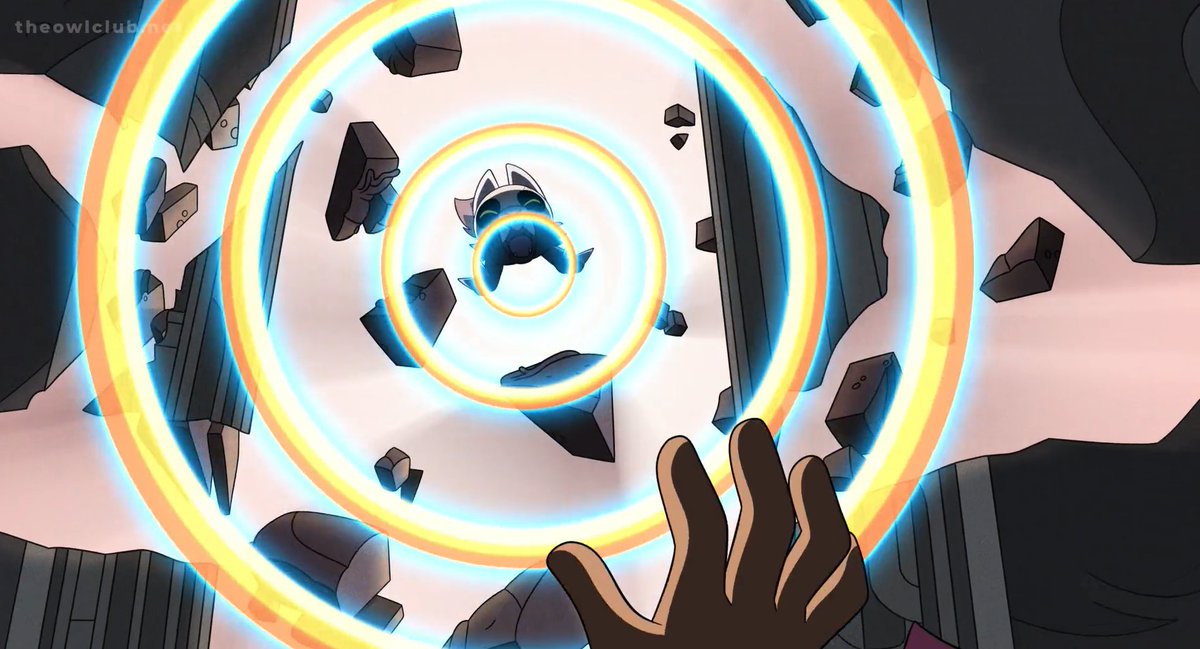pookiewatrhouse's tweet photo. TOH SPOILERS
.
.
king in season 2 episode 1 being the one who refuses to let go of luz and doesnt want her going back to the human realm, to him in the finale, being the one who makes the decision to send her through the portal to keep her safe
this is breaking me https://t.co/zVph6UlhHs
