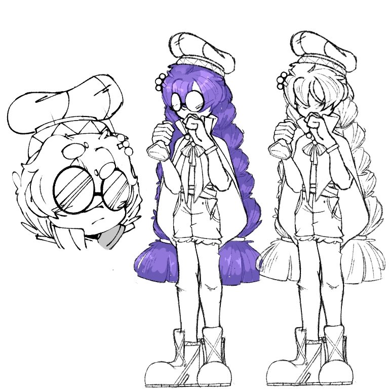 CookieKOproyect's tweet photo. ¡Haida! 🌸

-• Que tal se encuentran el día de hoy galletitas? Esperamos que muy bien <3

-• Seguimos trabajando aún y en este caso dejamos por aquí algunos bocetos de el diseño beta o conceptual de Alchemist Cookie! 🧪✨

#CRKO #CookieRunKO https://t.co/zHfqb8NPBO