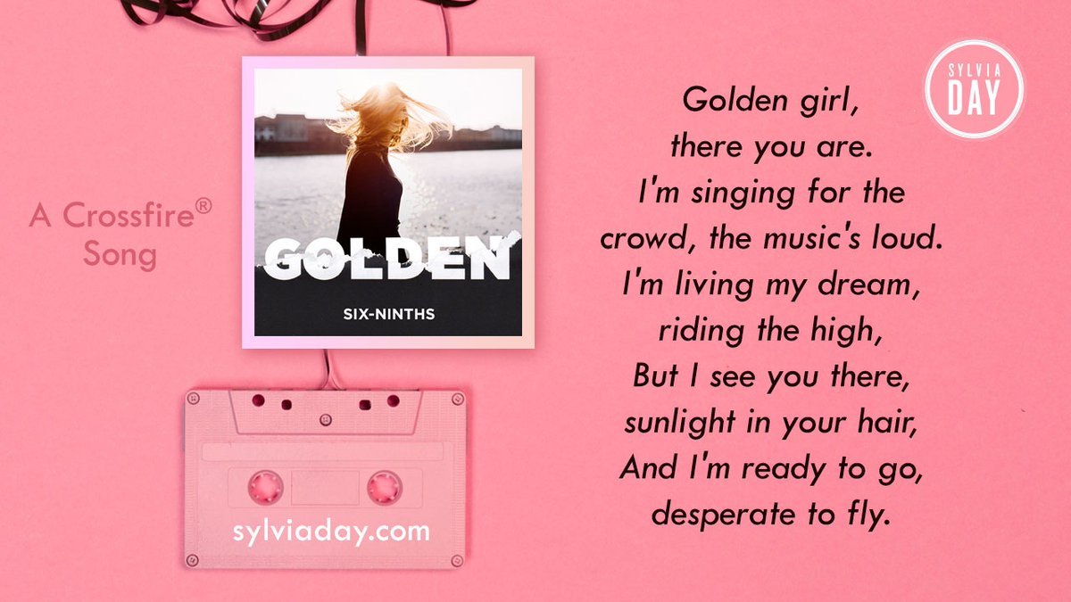 SylDay's tweet photo. Add "Golden" to your playlist now!
🎶 https://t.co/L7OMwi3rkn 🎶
#Crossfire #music #song #ReflectedInYou https://t.co/jc12CS2Fin
