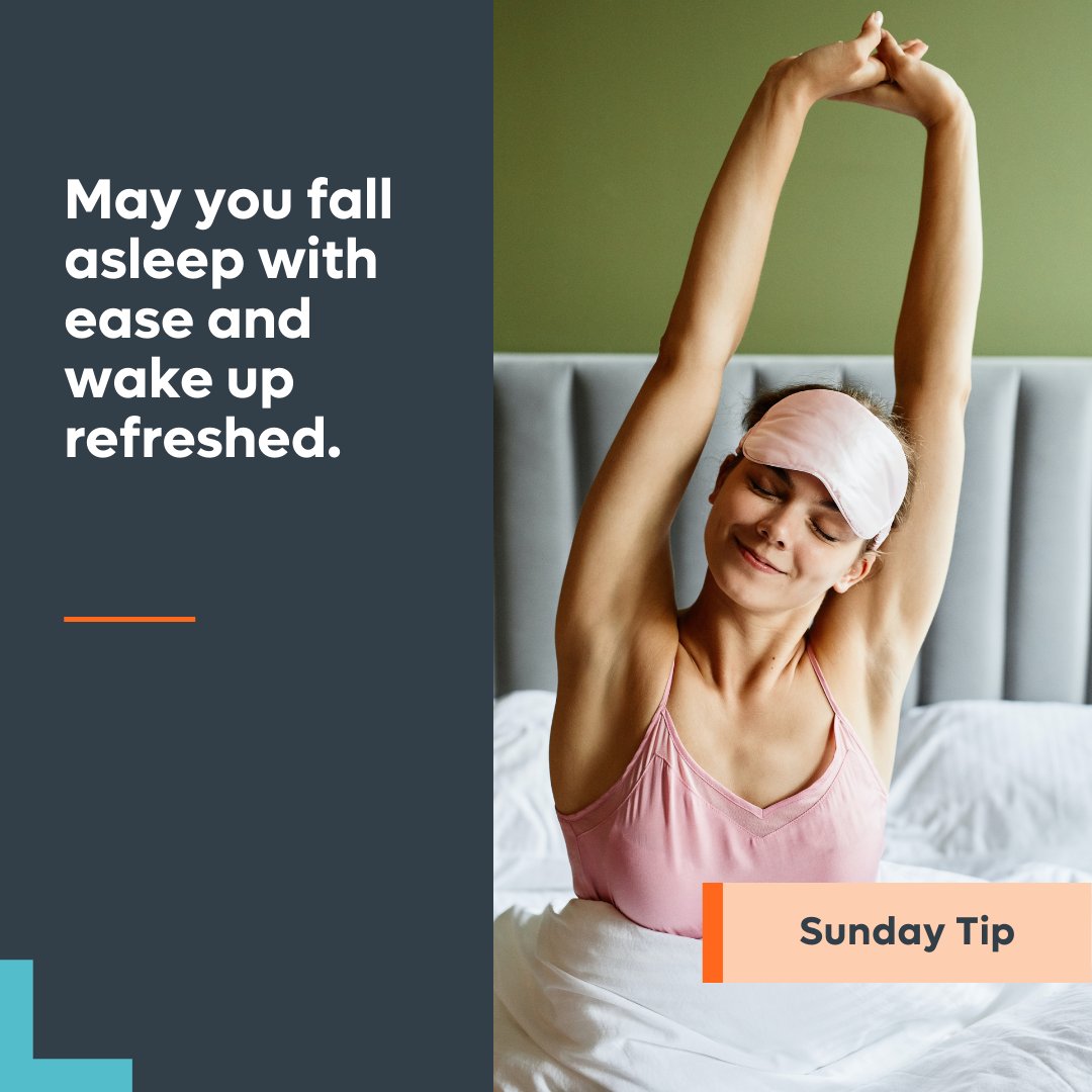 Get the most out of your rest by making a sleep schedule, keeping your bedroom quiet and dark, avoiding caffeinated drinks at night, avoiding electronic devices in bed and keeping naps during the day to 30 minutes or less.

#SundayTips #OrlandoHealth #ChooseWell
