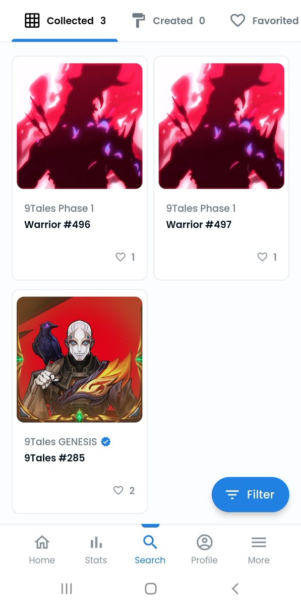 SifTabiche's tweet photo. 2 new @9tales_NFT have just joined their GENISIS 🔥🔥.
Gas fee was only $2.85. https://t.co/Dq21N88Xtd